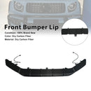 Front bumper diffuser lip made of dry carbon fiber, suitable for Mercedes-Benz G-Class W465 from year of construction 2025