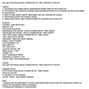 Auto Licht LED-Weiß Ultinon Pro3000 W21W 11065 U30CW Für PHILIPS