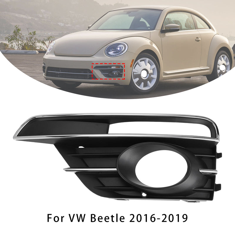2016-2019 VW Beetle Auto Linke Page Fog Light Charle Grill Cover 5C5854661K
