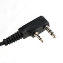 K-018 Kleines PTT-B6-Headset mit gebogenem Ohrbügel für TK-240 TH-G71A LT-2288 UV-5RA