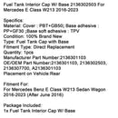 2016–2023 Mercedes E-Klasse W213 Tankdeckel innen mit Sockel 2136302503