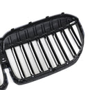 2019–2022 BMW 7 -sarja G11 G12 Double-Melle etusälejä musta kiiltävä