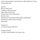 Abdeckung für den Schalthebel der Mittelkonsole für Toyota Tacoma (2005–2015), Teilenummer 58822-AD010