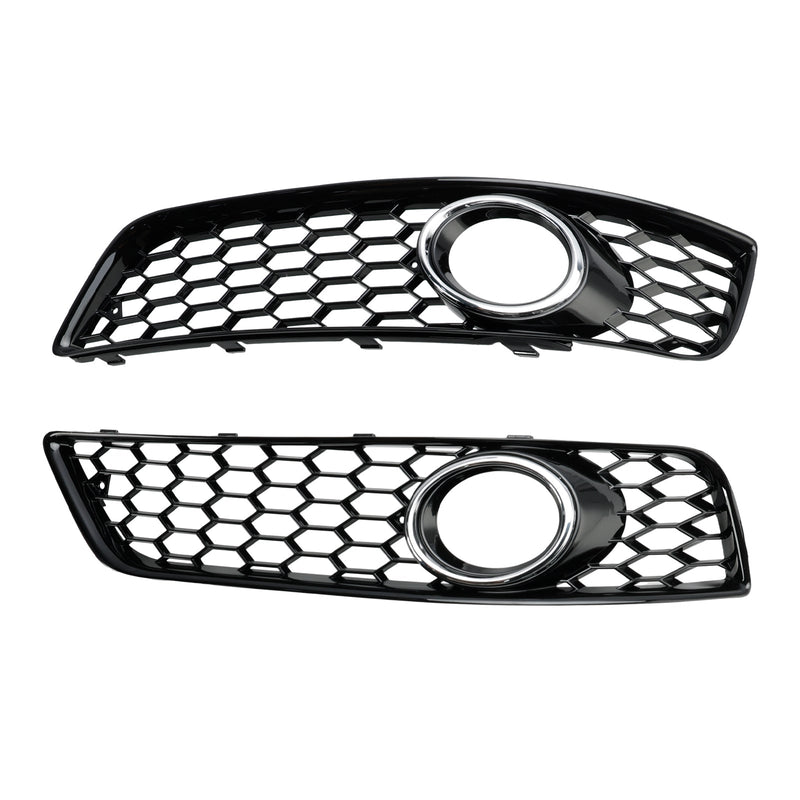 2009-2013 Audi A3 8P Honeycomb Front Bumper Tåkelys Grille Grilldeksel