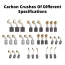 60Pcs 10 Größen Elektromotor Kohlebürsten Ersatz für Power Tool