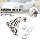 Edelstahl-Auspuffkrümmer-Header Fit Mitsubishi Eclipse 2.4L 2000-2005