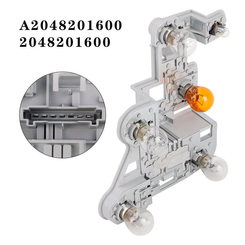 2007–2010 Mercedes W204 C-klass bakljus höger lamphållare med glödlampor