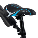 26" Speichenrad 24-Gang Mountainbike Erwachsenenrad MTB mit Schutzblech Blau+Orang