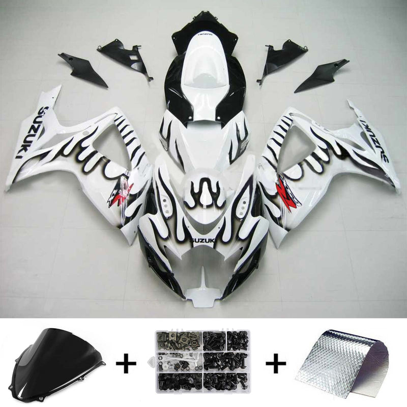 2006-2007 K6 Suzuki GSXR 600/750 injeksjonskinnesett karosseri plast