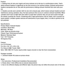 LS2 LS3 Auspuffkrümmer Header Fit Chevy C10 LS LS1 LS6 Lange Rohr 1-7/8