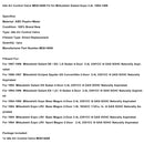 1994 Mitsubishi Expo LRV Sport Wagon 2-Door 2.4L Idle Air Control Valve MD614698