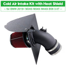 Kaltluftansaugkit mit Hitzeschutzblech für BMW M240i G42 B58 3.0T ab Baujahr 2022