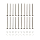 1983-1990 Land Rover Defender 90/110 getönte LED-Tagfahrlicht-Set für tagsüber, Nebelschlussleuchten, 10 Stück