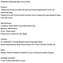 2009–2013 Touring Electra Street Road Glide gestreckte erweiterte Seitenabdeckung