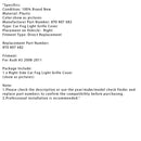 2008-2011 Audi A5 Auto Oikea sivuvalojen säleikkö 8T0 807 682