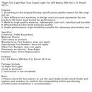 2013+ LDV Maxus V80 Van 2,5L Diesel Zadní světlo pravé zadní světlo