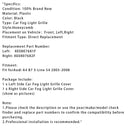 2005–2008 Audi A4 B7 S-line S4 Front-Time Bar Honeycomb Fog of Cooler Grille Cover