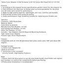 Ventil Låg Adapter 1955-1986 Perimeter indtil 1987-2002 MITTELBOLTKOPF 350 327 551542