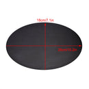 Ovales, bare lisensplate laget av aluminiumslegering, DIY, universell passform for motorsykler