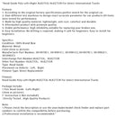 Motorhaubenführung Poly Links+Rechts HLK2733L HLK2733R Für ausgewählte International Trucks