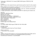 1983-2009 Suzuki CARRY 465Q Motor ST308 F5A F10A Vergaser 13200-85231