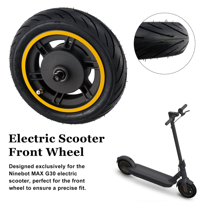 10" Solider Reifen Vorderrad 60/70-6.5 Ersatz für Ninebot Max G30 Scooter