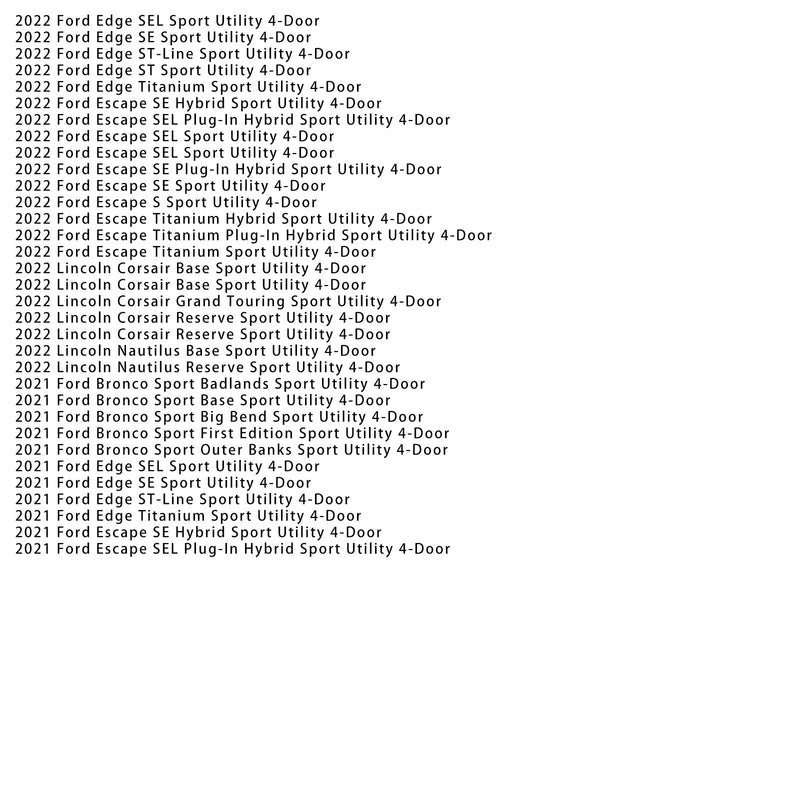 2023 Lincoln Nautilus Base Sport Utility 4-Türer 8-Speed ​​Automaattivaihteistoventtiili 8F24