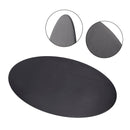 Ovales, bare lisensplate laget av aluminiumslegering, DIY, universell passform for motorsykler