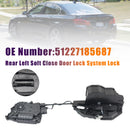 Bageste venstre dørlås med blød lukkefunktion 51227185687 til BMW 5-serie F10 F11 7-serie F01 F02