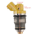 1 kawałki paliwa wstrzykiwania w 1001-87091 dopasowanie Denso 650cc Fit Toyota Supra JZA80 2JZGTE 2JZ