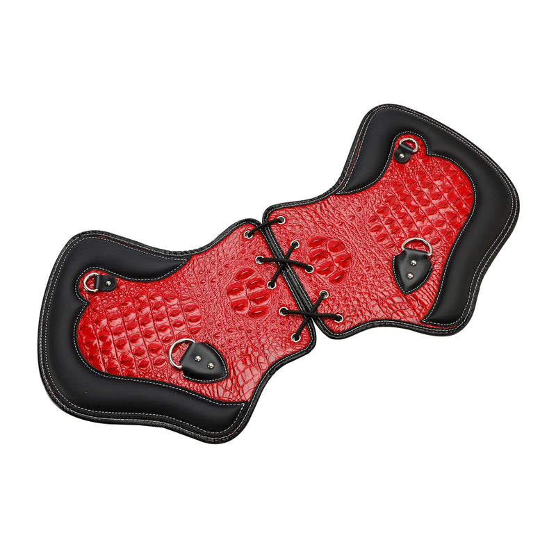 1985–2017 Touring, Softail, Dyna oder Sportster Bikes Paar CNC Hitzeschild Sattelschutz Schwarzbraun