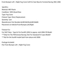 2002–2006 Seat Ibiza 6L Formula Racing Frontstoßstange Nebelscheinwerferabdeckung links + rechts