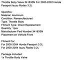 Drosselklappenventil 34183SN Für 2000-2002 Honda Passport Isuzu Rodeo 3.2L