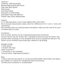 2014-2021 Mercedes-Benz C-Class W205 C205 Coupe Gloss Black Rear Spoiler