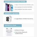 6-in-1 Kabellose Ladestation Ladegerät Uhr für iPhone 17 16 15 14 13 Apple Watch