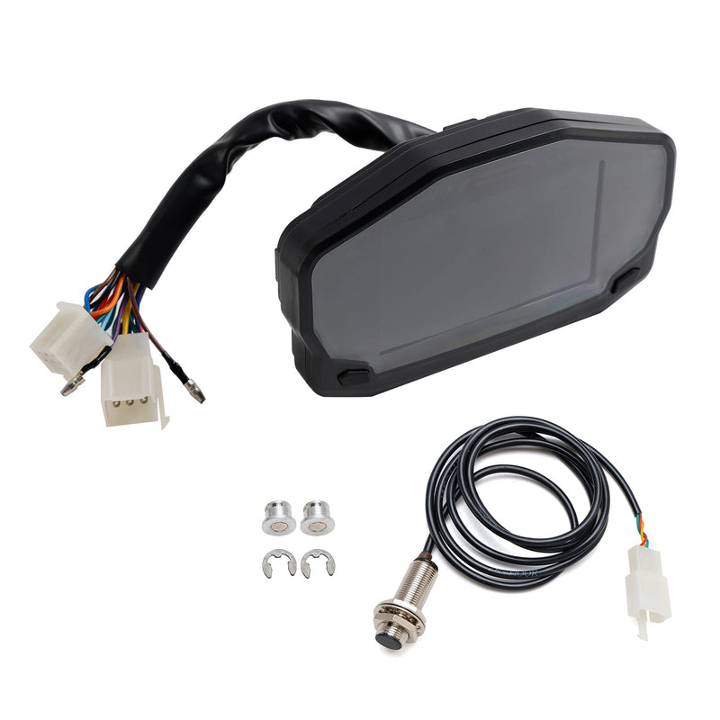 Hintergrundbeleuchtung Lcd Rpm Digital Display Kilometerzähler Universal Für Motorrad
