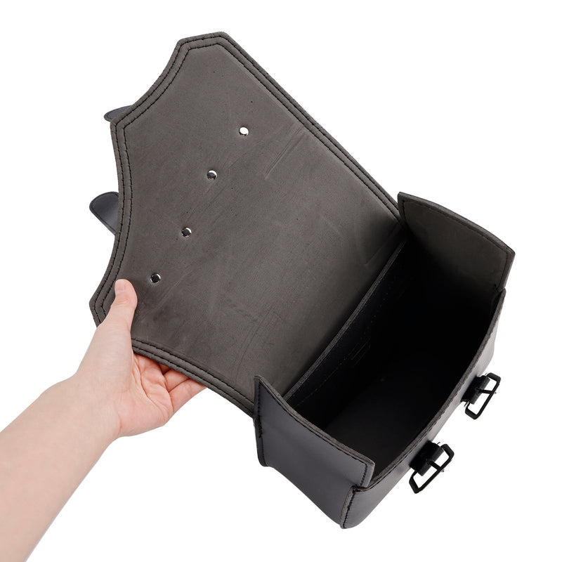 Heck väska sida sadelväska svansväska bagagepåse förvaring svart 21l för motorcykel