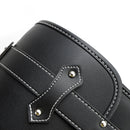 Satteltaschen- und Halterungsset, seitliche Aufbewahrung, universeller Schnellverschluss, schwarz, für Motorräder