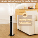Stillegående 9L luftfukter 3-hastighets Cool Mist Ultrasonic Luftfukter