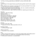 2003-2006 Volvo XC90 Vänster Bakljus Dimljusreflektor 8693009