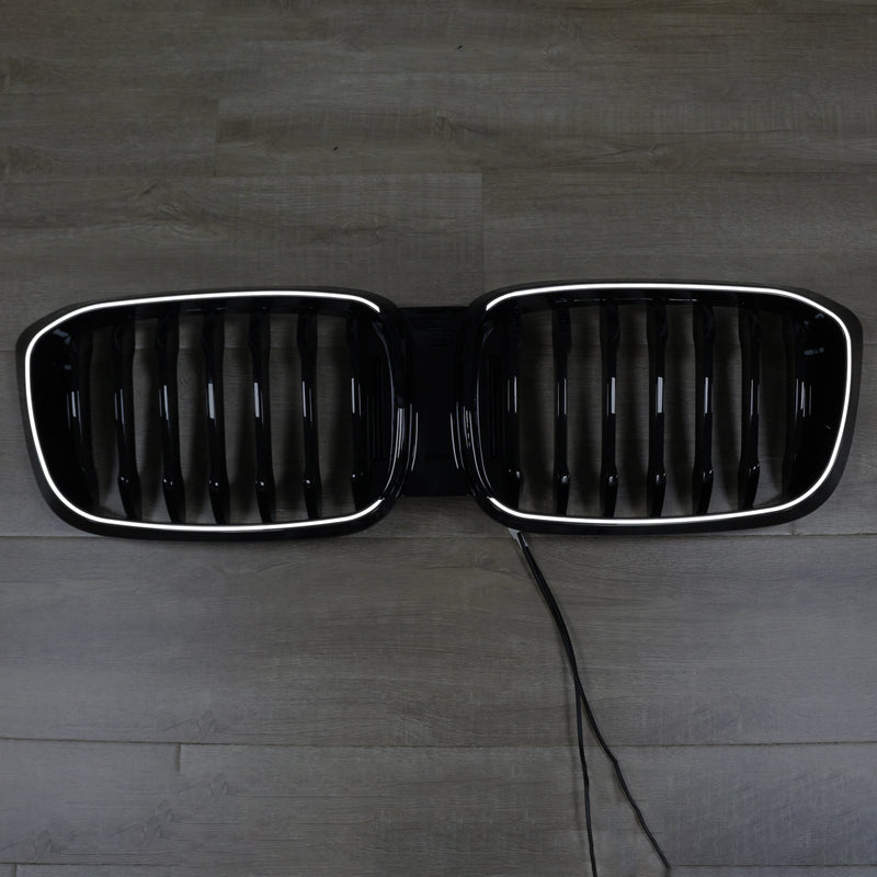 2018–2021 BMW X4 G02 VOR-Facelift, kiiltävä musta eturintamainen säleikkö 51138469959 5113846960