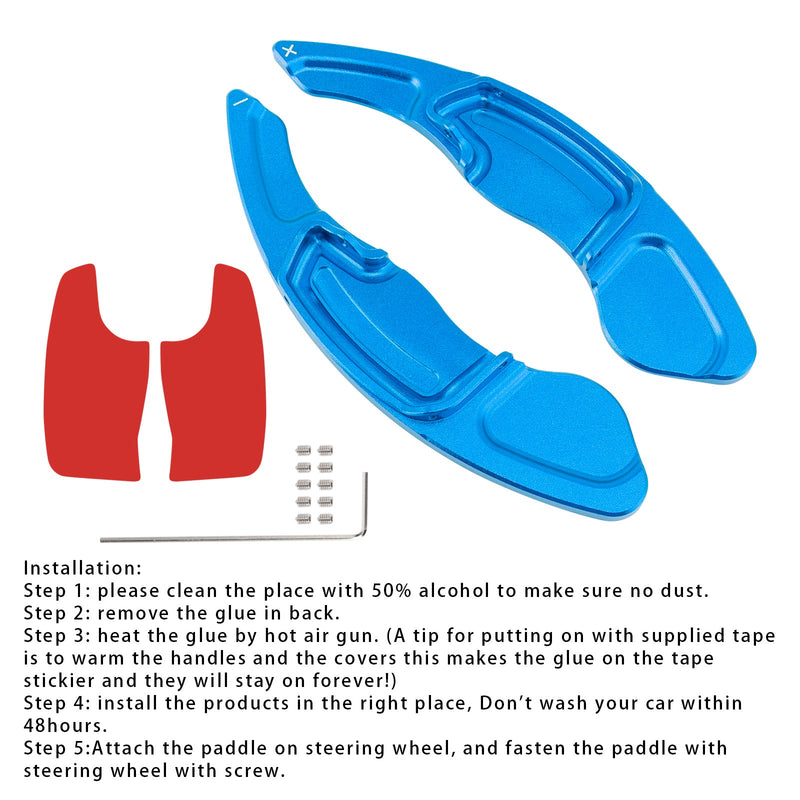 Lenkrad-Schaltwippen-Verlängerung für Acura MDX RDX TLX, Aluminium