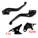 Nyt kort koblings- og bremsegreb passer til Suzuki GSXR600 750 1000 DL650 GSR600 Black
