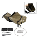 Seitenhecktasche Satteltasche Farblich passendes Gepäck 86L Grün Für Roller Motorrad