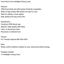 2024–2025 Daytona 660 Frontnasen-Scheinwerferverkleidungsabdeckung