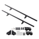 6.6 Foot Round Tube Aluminium Library Slider Ladder Maskinvaresett med brems