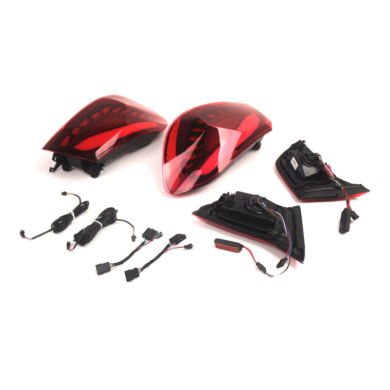 2014–2020 BMW M4 F82 F83 (limusina/coupé/Cabrio) Luces traseras LED rojo L&R, módulo de luz trasera 63217296100 63217296099