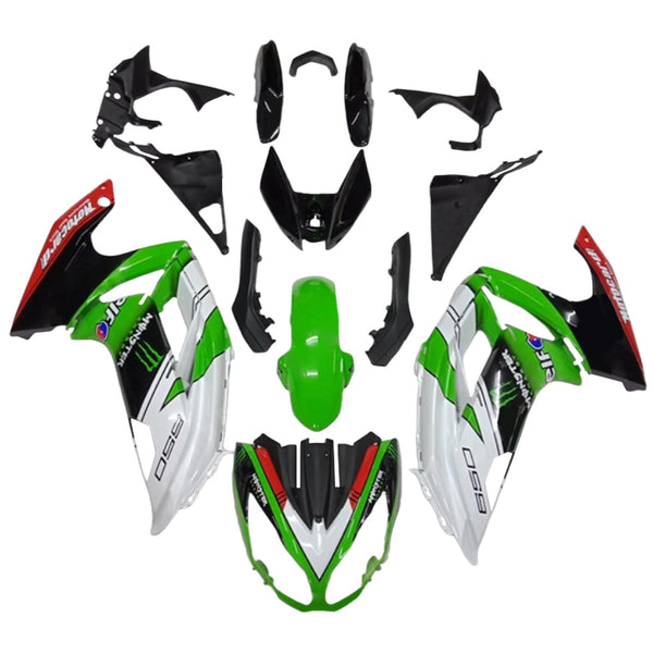 2012-2016 Kawasaki ER6F/Ninja 650 ruiskutussuojaosat rungon muovi ABS