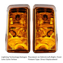 Dvojice mlhových světel s lampami pro Chevy Tahoe Sierra 2007–2015 Žlutá čočka