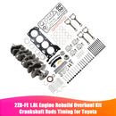 2012-2015 TOYOTA PRIUS PLUG-IN 1.8L Engine Rebuild Overhaul Kit Crankshaft Rods Timing 2ZR-FE 11791-22020